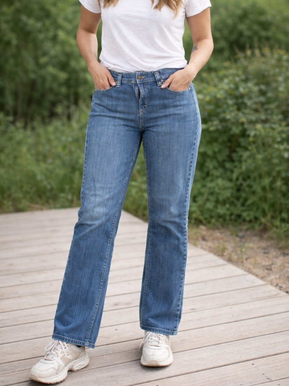 Lee Natural Straight Leg Just Below The Waist Jeans Women’s 36X28